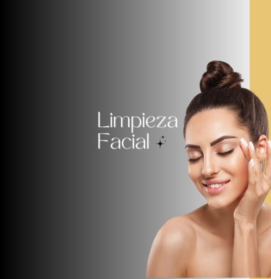 Modelo con piel luminosa tras limpieza facial con vapor de ozono y extracciones